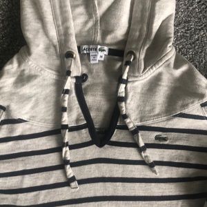 Lacoste 3-4 sleeve hoodie pullover